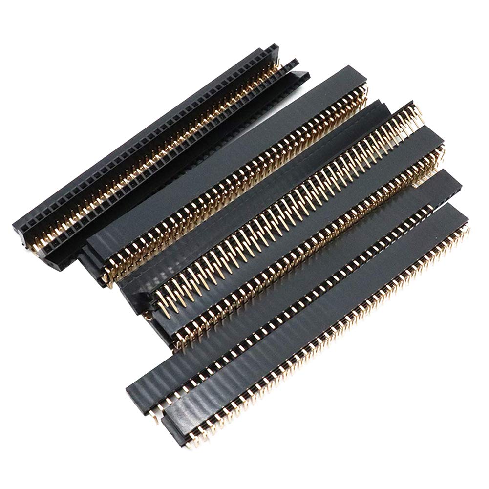 Dahszhi Female PCB Header Right Angle 40 Pin 2.54mm Pitch